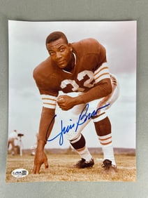 Jim Brown Signed 8 x 10 with JSA COA
