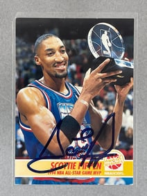 1994 Skybox Signed Scottie Pippen All-Star #263, with JSA COA