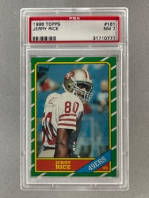 1986 Topps Jerry Rice #161 PSA 7 Rookie
