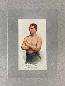 1887 N28 Allen and Ginter Jack Dempsey Boxing