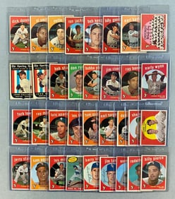 1959 Topps Chicago White Sox Team Set 34 Cards