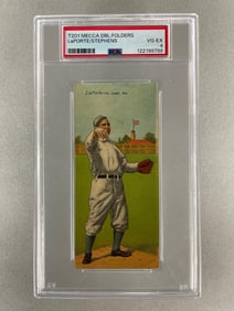 T201 Mecca Double Folders LaPorte/ Stephens PSA 4