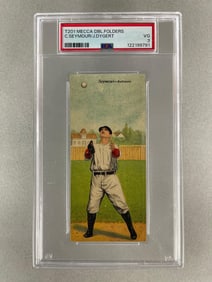 T201 Mecca Double Folder C. Seymour/ J. Dygert PSA 3