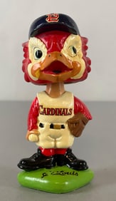 1960s St, Louis Cardinals Mascot Green Base Bobblehead