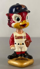 1960s St. Louis Cardinals Mascot Gold Base Bobblehead