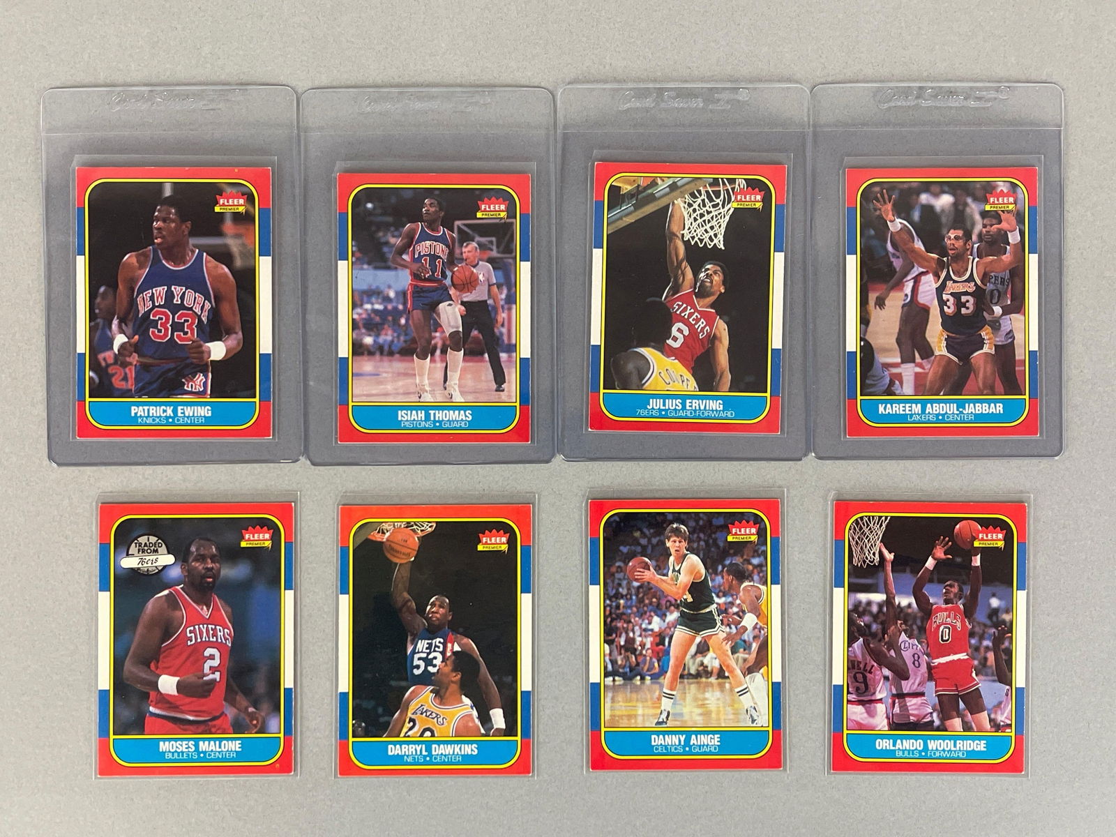 8 - 1986 Fleer Basketball HOFs, Rookies, and Stars (1 of 2)