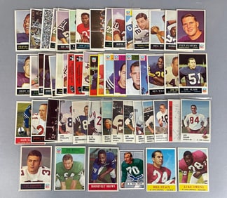 50+ 1950s - 60s Bowman Philadelphia and Fleer Football Card with HOFs