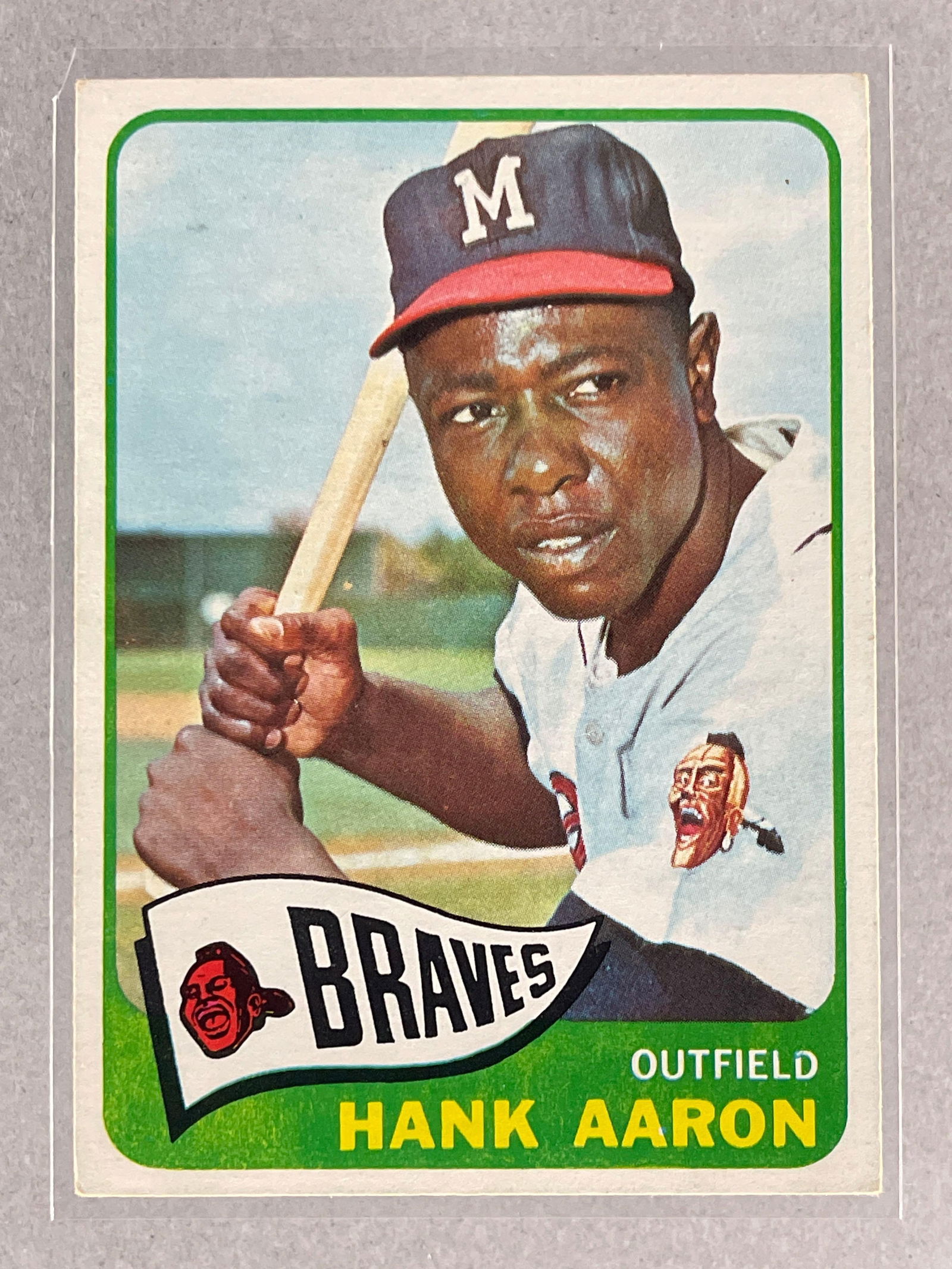 1965 Topps Hank Aaron #170 (1 of 2)