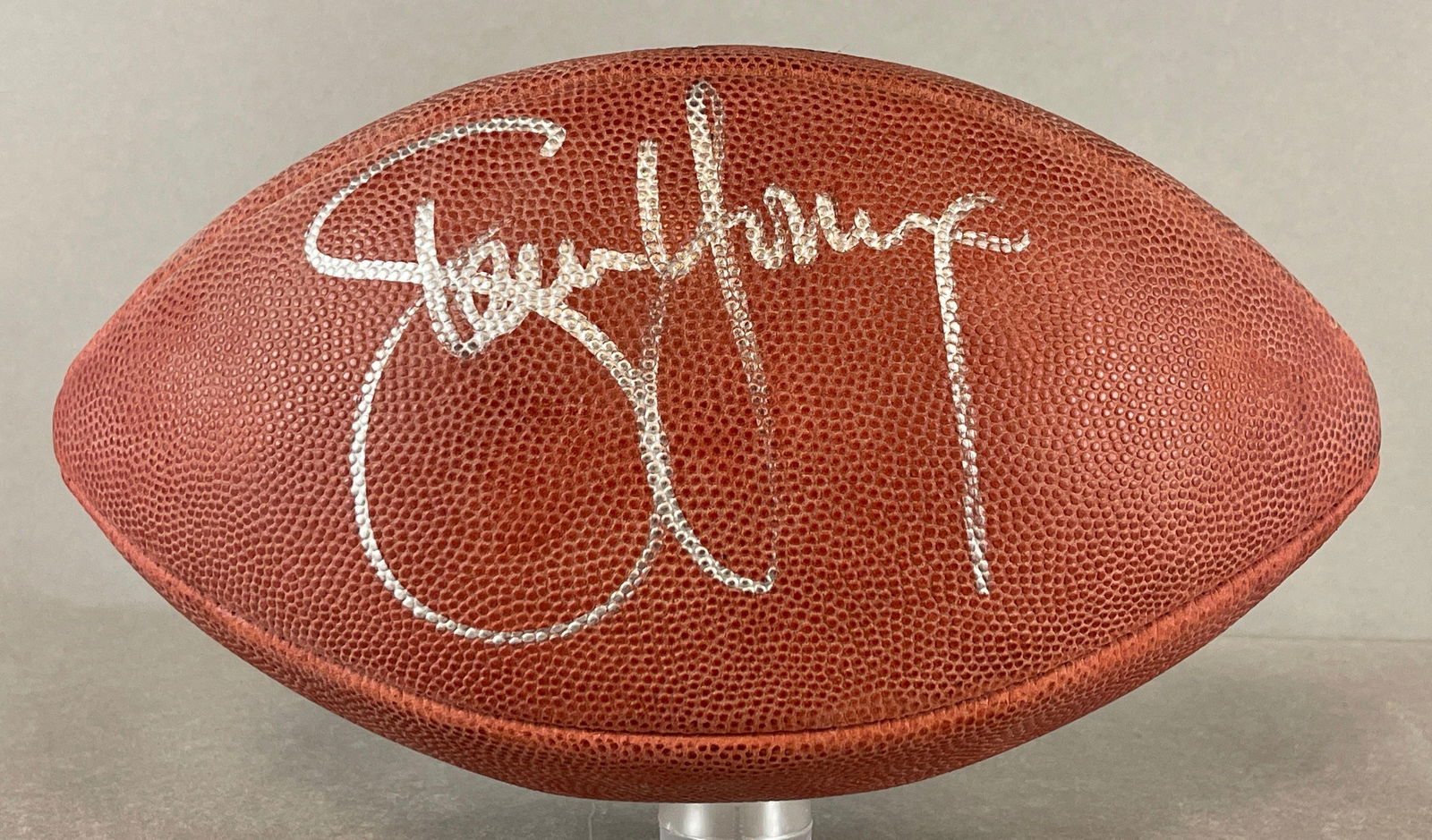 Steve Young Signed Official NFL Wilson Tagliabue Football with COAs: Steve Young Signed Official NFL Wilson Tagliabue Football with JSA and Athlete Direct COAs