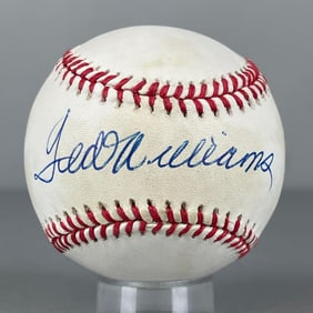 Ted Williams Signed Official AL MLB Rawlings Baseball with JSA LOA