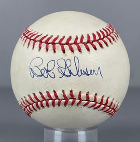 Bob Gibson Signed Official NL MLB Rawlings Baseball with JSA COA