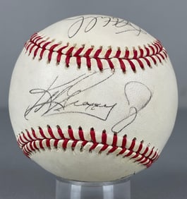 Ken Griffey Jr Signed Multi-Signed Baseball from Kirby Puckett Pool Tournament