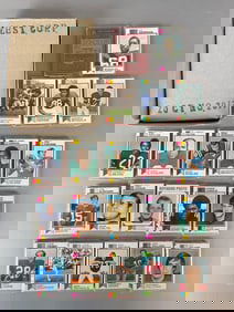 1973 Topps Football West Corps Cello Fun Pack Vending Box of 20 with Stars Showing