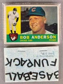 1960 Topps Baseball West Corps Cello Fun Pack