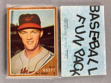 1962 Topps Baseball West Corps Cello Fun Pack