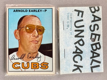 1967 Topps Baseball West Corps Cello Fun Pack