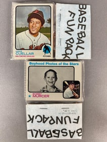 2 - 1973 Topps Baseball West Corps Cello Fun Packs