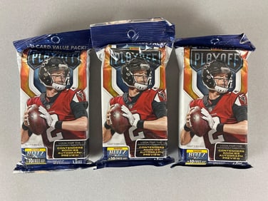 3 - 2018 Playoff Football 40 - Card Value Packs