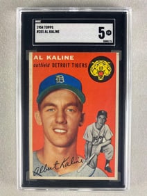 1954 Topps Al Kaline #201 SGC 5