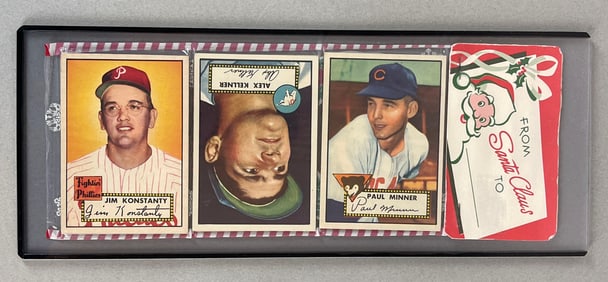 Rare 1952 Topps Baseball Christmas Rack Pack