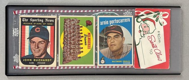 1959 Topps Baseball Christmas Rack Pack