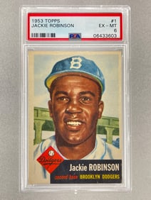 1953 Topps Jackie Robinson #1 PSA 6