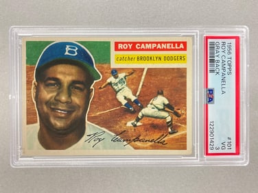 1956 Topps Roy Campanella Grey Back #101 PSA 3