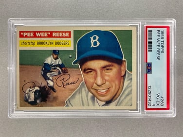 1956 Topps Pee Wee Reese #260 PSA 4