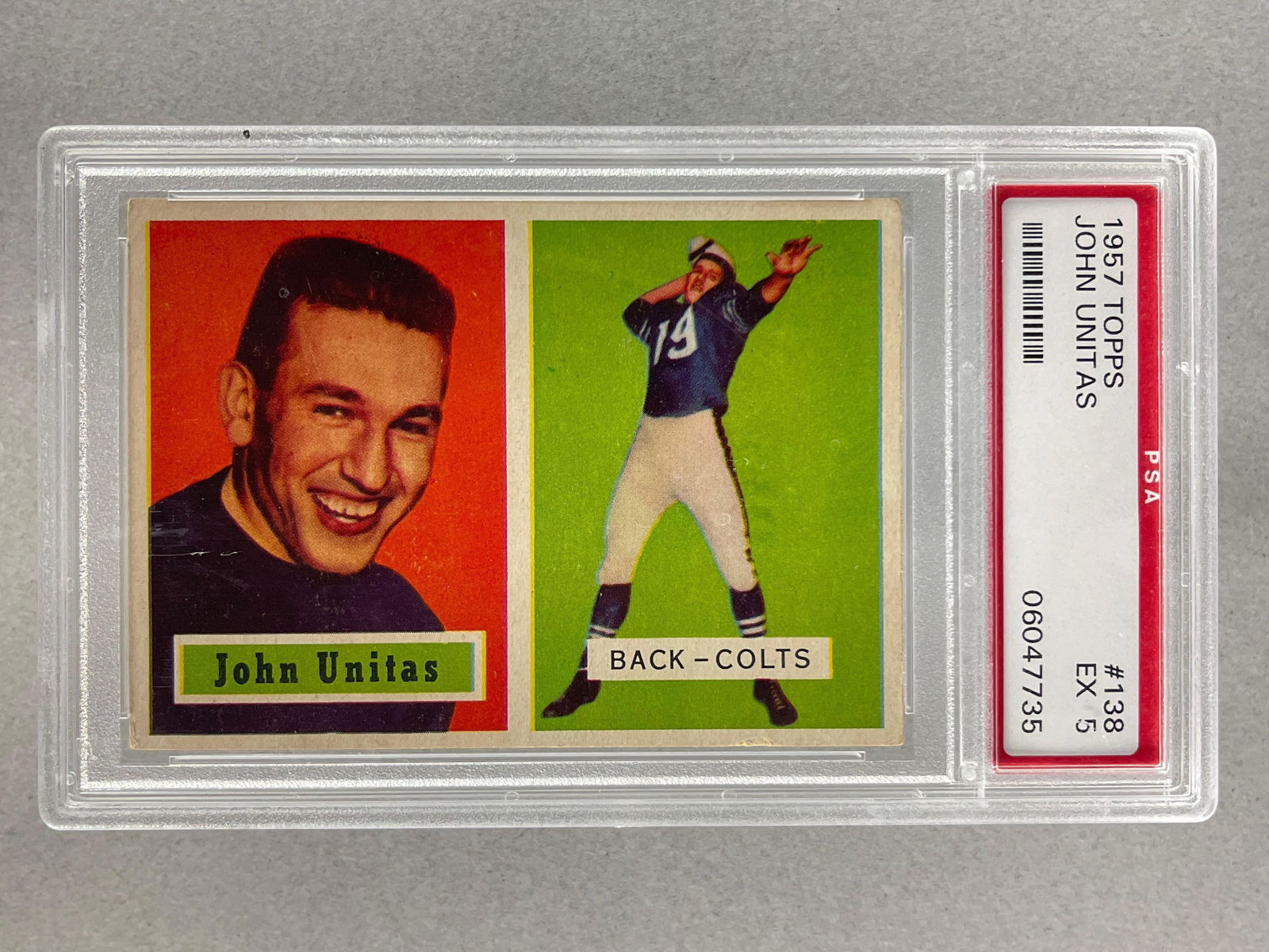 1957 Topps John Unitas #138 PSA 5 Rookie (1 of 2)