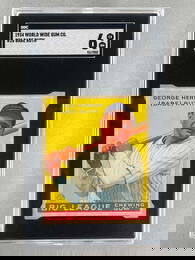 1934 World Wide Gum Co. Babe Ruth #28 SGC 6