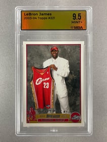 2003 - 04 Topps LeBron James #221 MBA 9.5