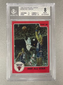 1986 Star Michael Jordan #5 BGS 8