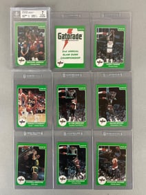 1985 Star Gatorade Complete Set with BGS 7 Michael Jordan