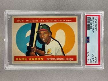 1960 Topps All-Star Hank Aaron #566 PSA 4.5