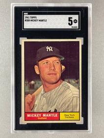 1961 Topps Mickey Mantle #300 SGC 5