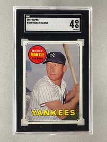1969 Topps Mickey Mantle #500 SGC 4