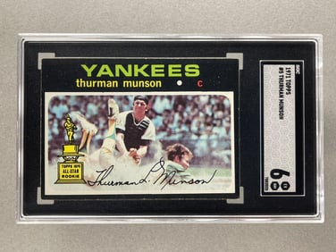 1971 Topps Thurman Munson #5 SGC 6