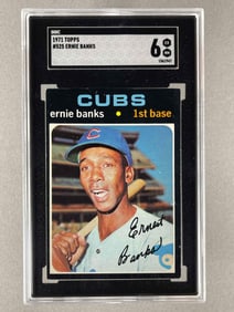 1971 Topps Ernie Banks #525 SGC 6