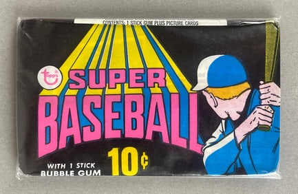 Rare 1971 Topps Super Baseball Wax Pack