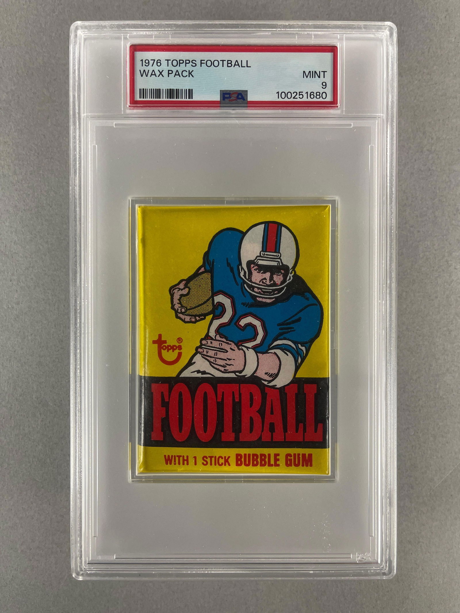 Rare 1976 Topps Football Wax Pack PSA 9 (1 of 2)