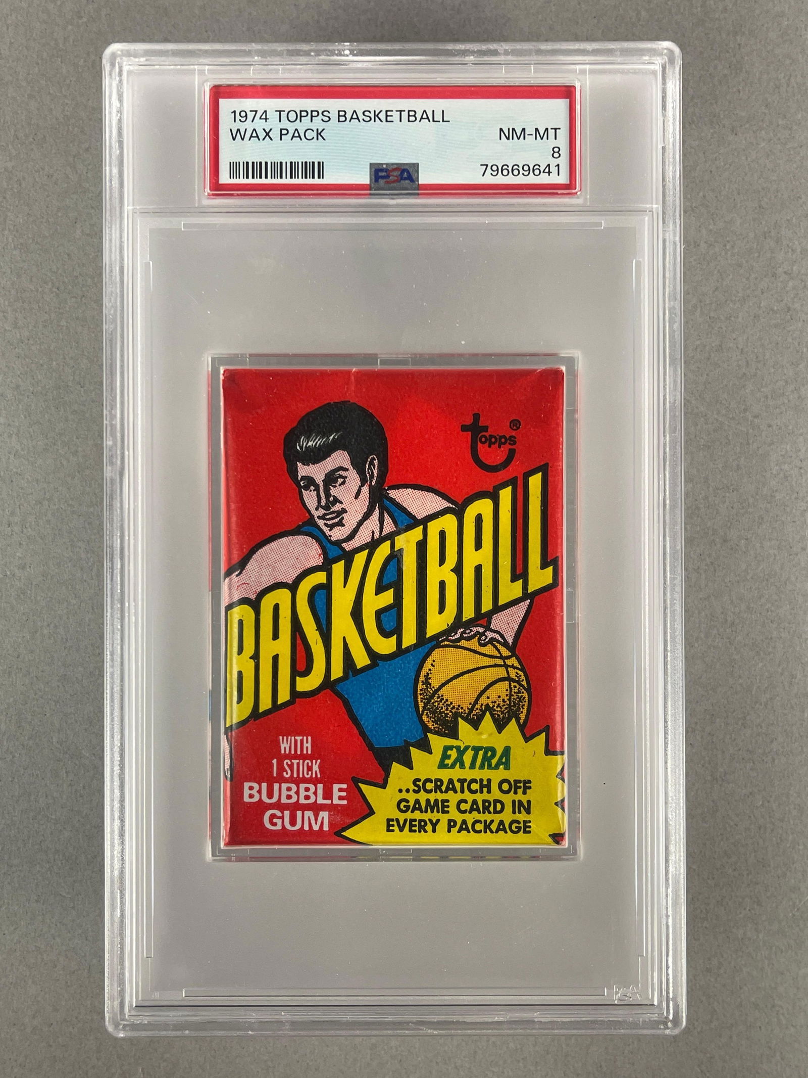 1974 Topps Basketball Wax Pack PSA 8 (1 of 2)