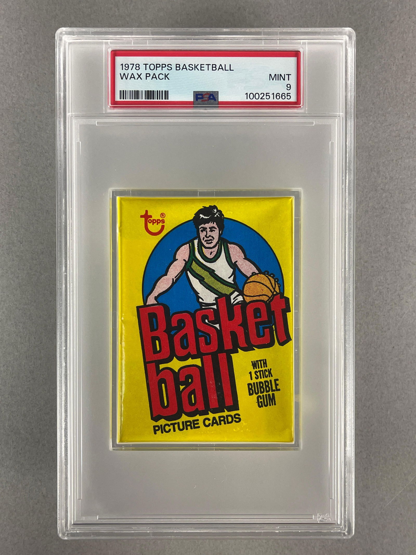1978 Topps Basketball Wax Pack PSA 9 (1 of 2)