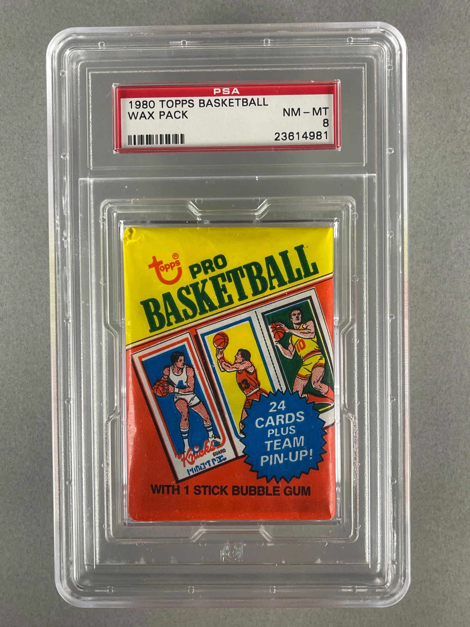 1980 Topps Basketball Wax Pack PSA 8 (1 of 2)