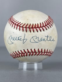 Mickey Mantle Signed Official AL MLB Rawlings Baseball with JSA LOA