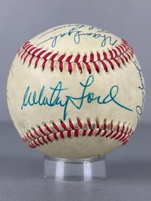 Hall of Fame Pitchers Multi-Signed Baseball with 12 Signatures and JSA LOA