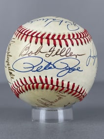 Hall of Fame Multi-Signed Baseball with 14 Autos with Koufax and JSA LOA
