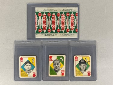 1951 Topps Baseball Wrapper + Early Wynn and Ted Kluszewski