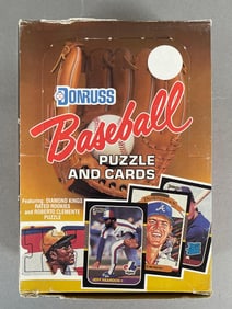 1987 Donruss Unopened Wax Box