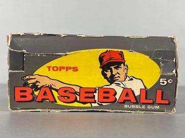 1959 Topps Baseball 5 Cent Empty Display Box