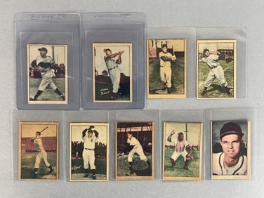 9 - 1952 Berk Ross Baseball with Rizzuto and More